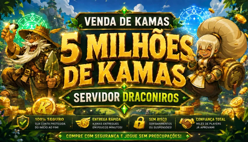 Draconiros 5 Milhões De Kamas Dofus