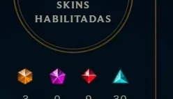 Conta LOL diamante 5 full champ 126 skins