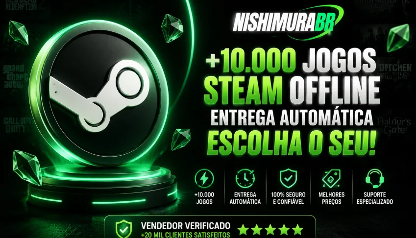 +10000 Jogos Steam Offline [Escolha O Seu]🟢