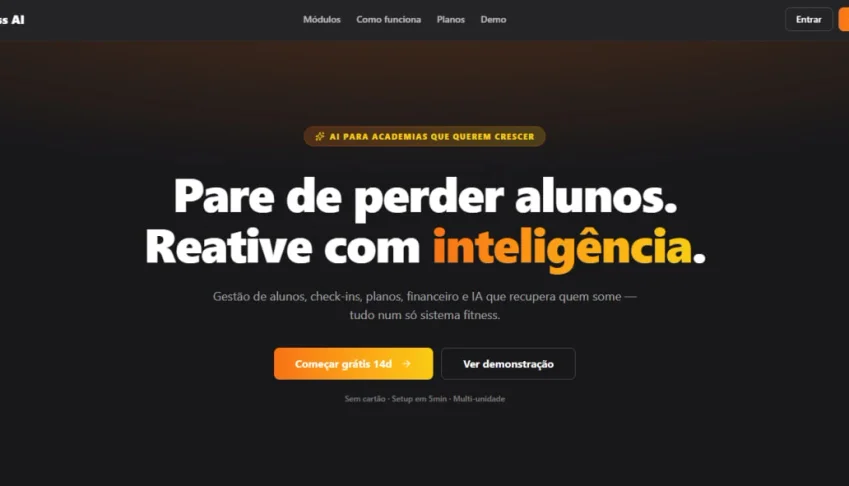 Sistema de Gestão para Academias e Personal Trainers