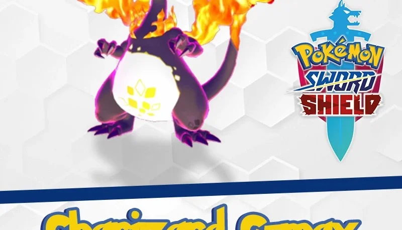 Charizard Shiny Gigantamax 6IVs - Pokémon Sword e Shield