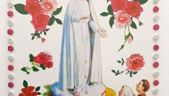 Quadrinho de Azulejo "N. S. de Fátima"