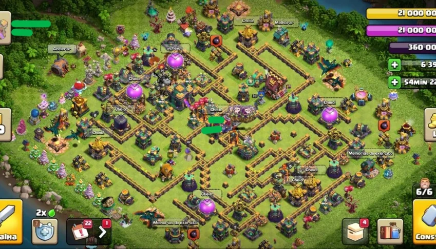 Conta Clash Of Clans Cv14