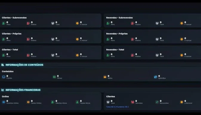 Script painel stream server 7.9 nova atualização