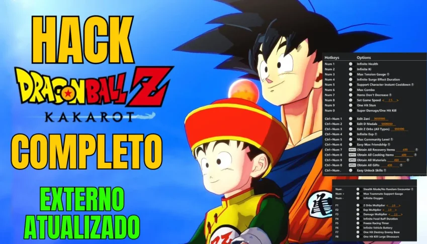 Dragon Ball Z: Kakarot Hack completo Atualizado 2025