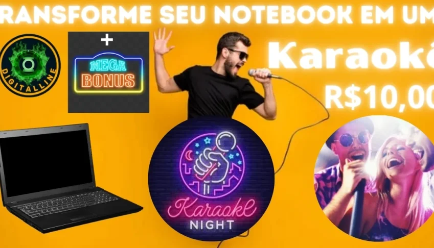 Transforme seu notebook em um karaokê com + de 10mil músicas