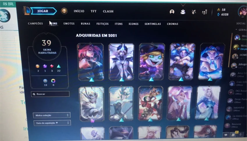 vendo conta lol level 51 prata 4 com apenas 5 vitórias.