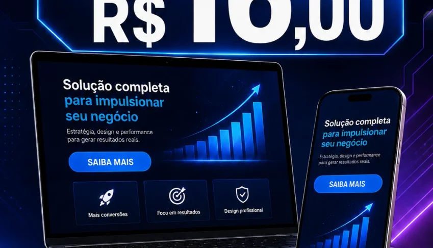 🚀 Tenha Sua Landing Page Profissional De Alta Conversão