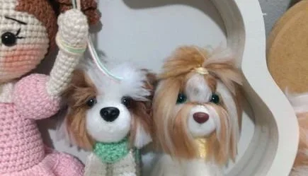 Porta Maternidade Boneca e 3 Cachorrinhos