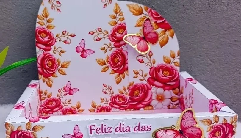 Arquivo Digital Caixa Cenário Mãe Pdf Para Festa Infantil