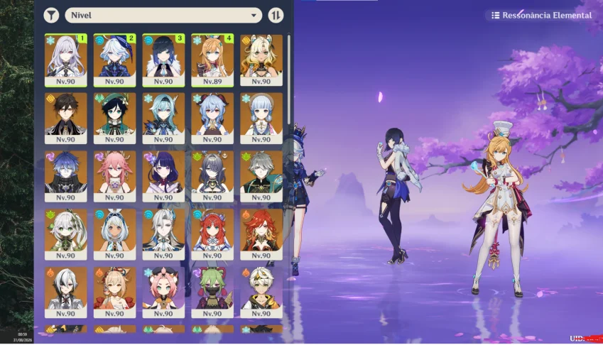 Conta com 40 personagens 5* - Servidor América - Pc/Android