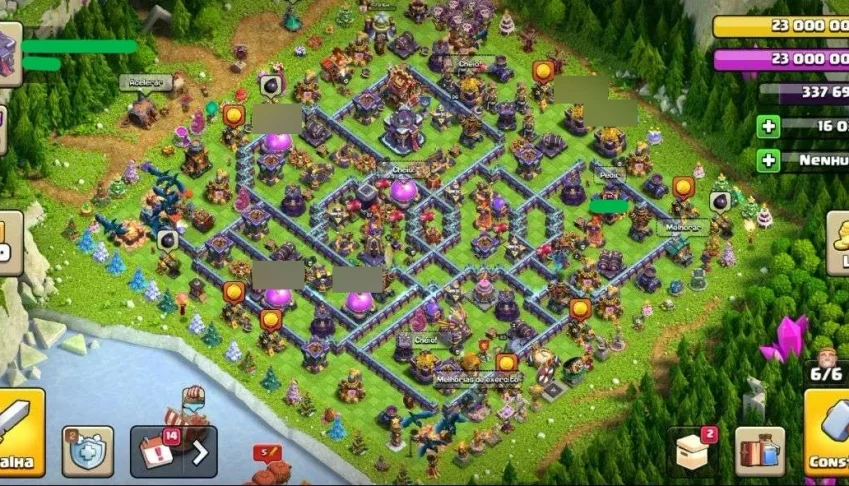 💎🔥 Cv15 Com Mais De 16 Mil Gemas! 🔥💎