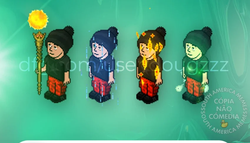 CONTA HABBO COM 600 EFEITOS TOTEM DE CADA