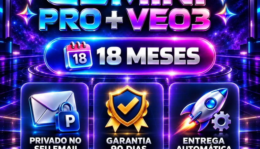 Gemini Pro + VEO3  | Privado NO SEU EMAIL | Entrega | 30 dia