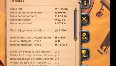 Conta Albion 1.75Bn Fama / End Game