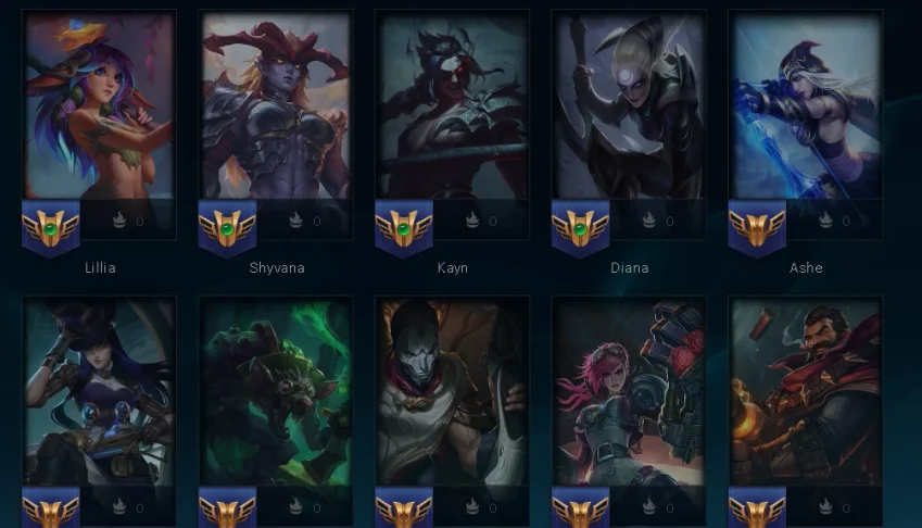 Conta De Lol Com 298 Skins (FA ) 