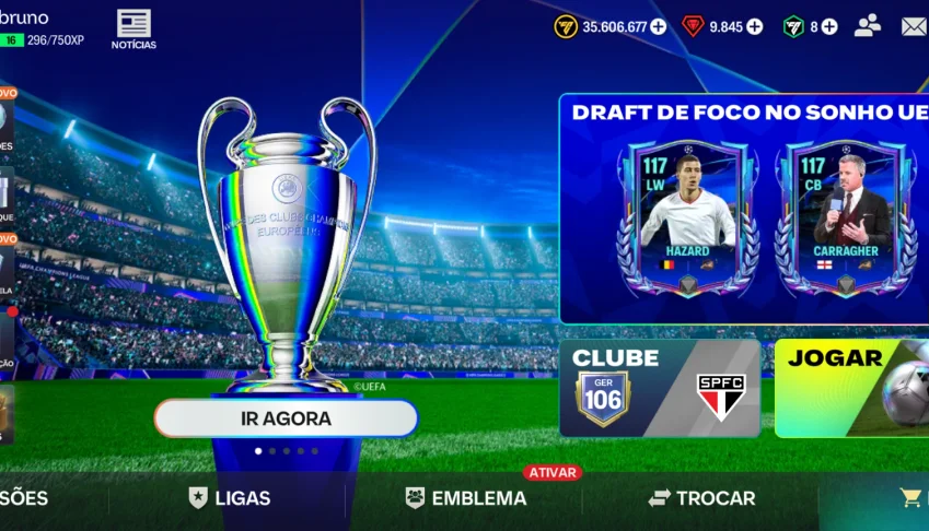 conta do FC mobile