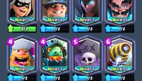 Clash royale com 9 Lendarias