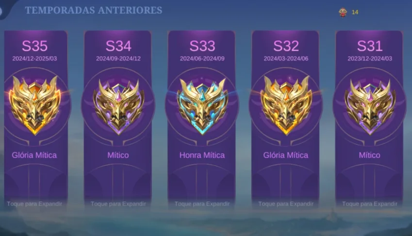 Conta Mobile legends