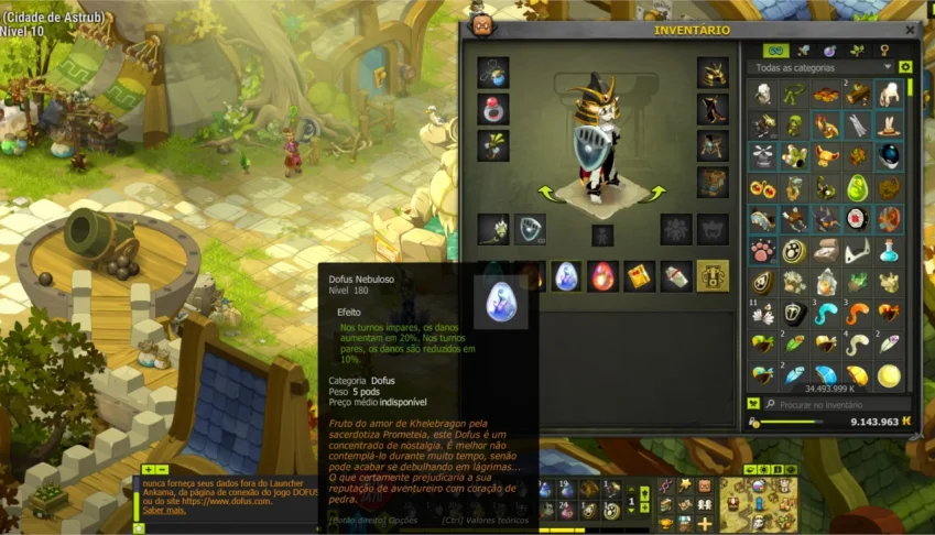 DOFUS NEBULOSO, SERVIDOR ECO