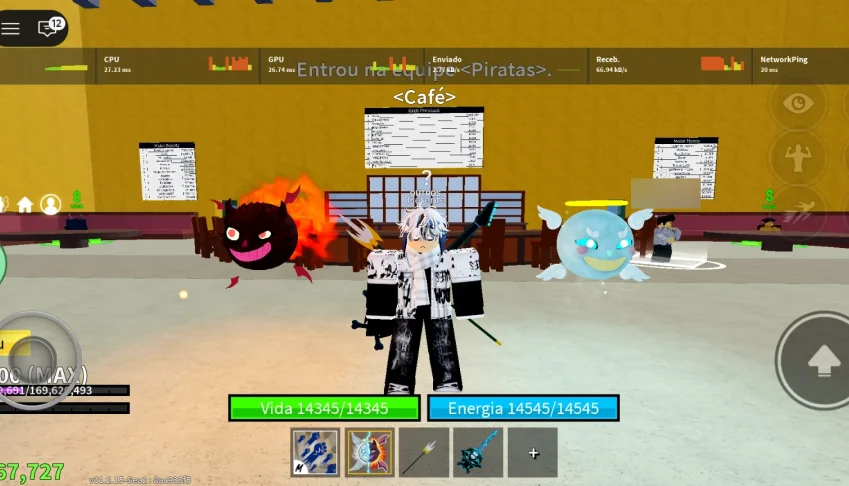 Conta de blox fruit e outros jogos