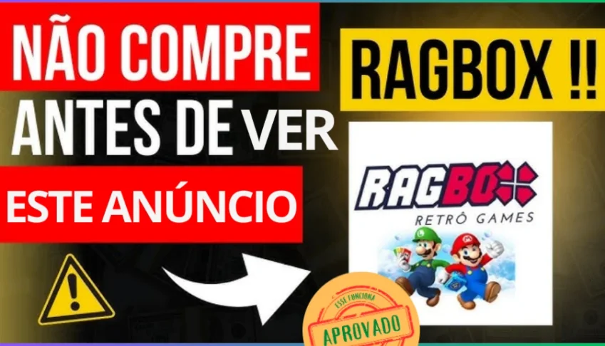 Ragbox Super Video Game Retrô - Com 9 Mil Jogos