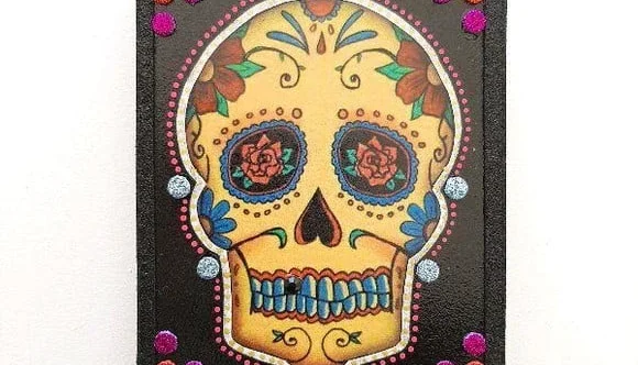 Quadro Caveira Mexicana #8