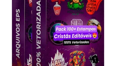 Super Pack Mas +100 Estampas Vetorizadas