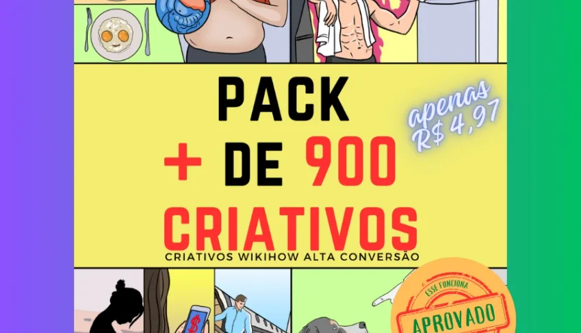 Pack De Criativos- Imagens Wikihow- Usado Pelos Grandes Mkt