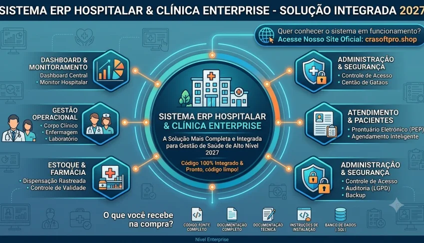 Sistema Completo De Gestão Clinica Hospitalar