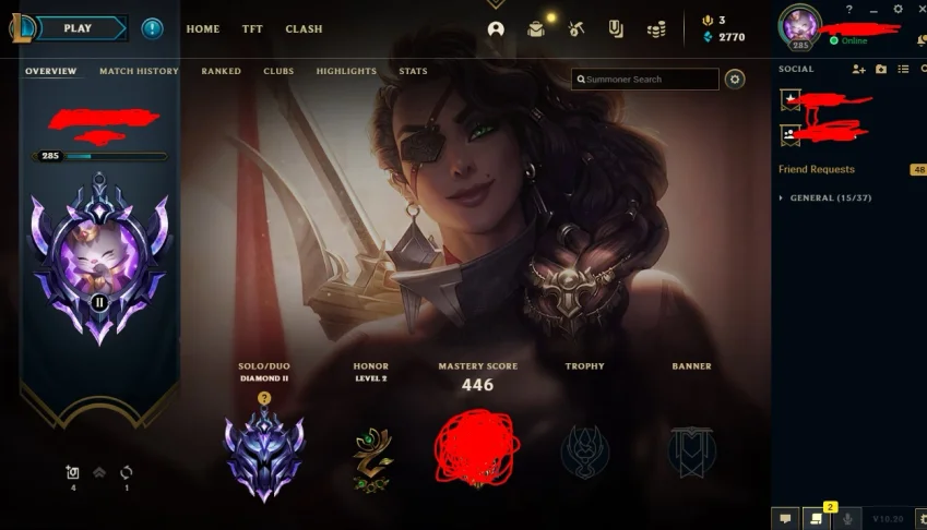 Main Account ex D2