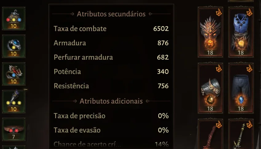 VENDO (MONGE / CRUZADO / BARBARO) SERVIDOR BELIAL