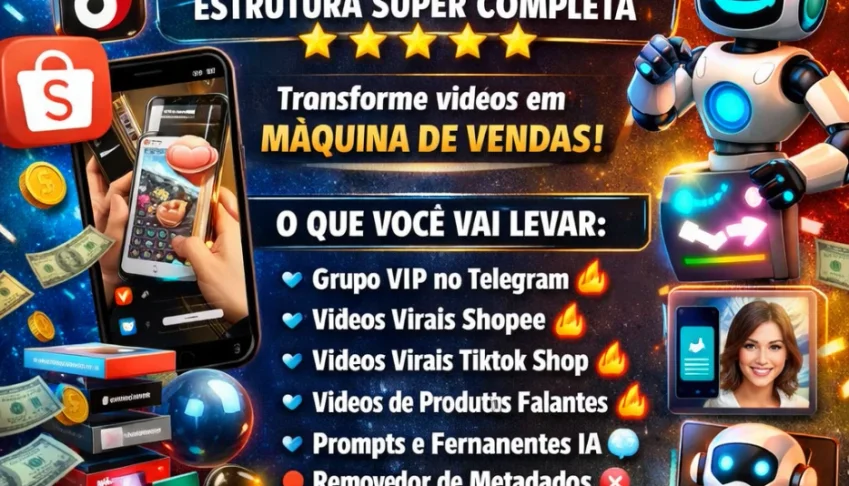 Pack Vídeos Tiktok Shop & Shopee💥