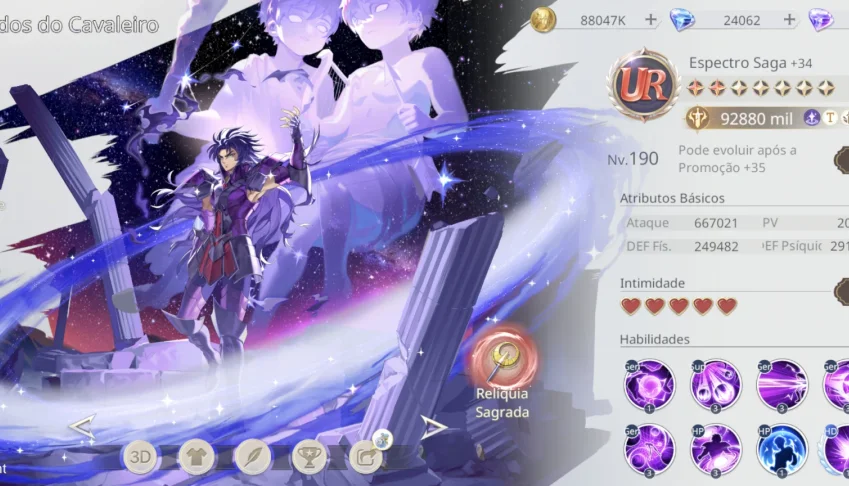 Saint Seiya Ex | Pegasus-7 | Saga Ur 92M | +1600 Tickets