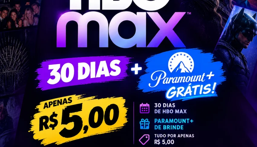 Conta Hbo Max+Paramount+Brinde Gratis