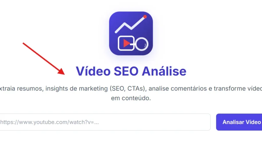 Ferramenta de Análise de Vídeo YouTube c/ IA