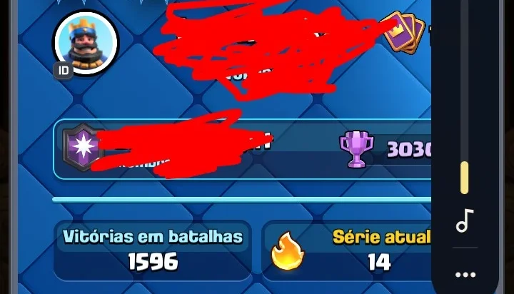 Conta Clash Royale 12k trofeu - troca de nick