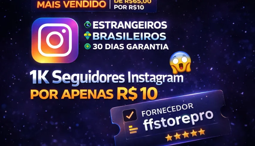 segudores 1K Seguidores Instagram por apenas R$ 10_outros