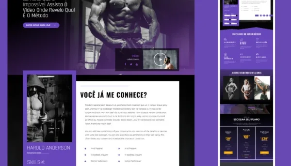 Template Funcional/Academia - Wordpress + Bônus Secreto