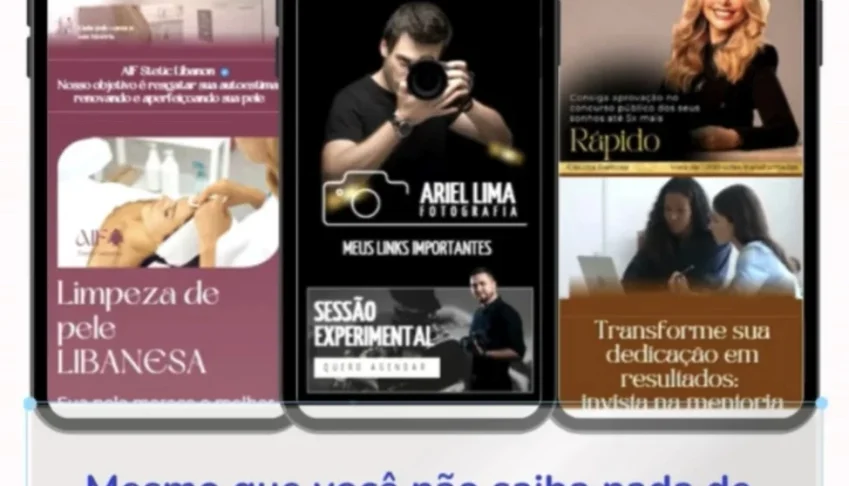 Link da Bio estilo NETFLIX