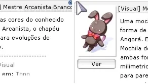 Visual mochila de coelho angorá Ragnarok latam freya