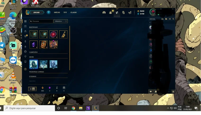 Conta League of legends-Diamante4-caindo com mestre+ !