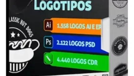 Pack De 8.000 Logotipos Editáveis