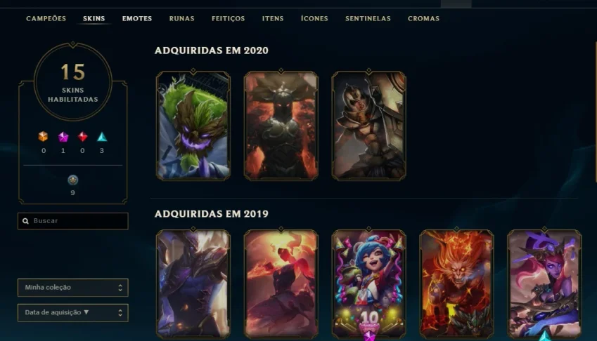 LEAGUE OF LEGENDS GOLD 3