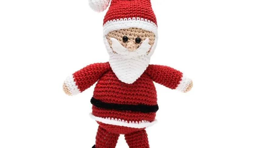 Papai Noel em amigurumi