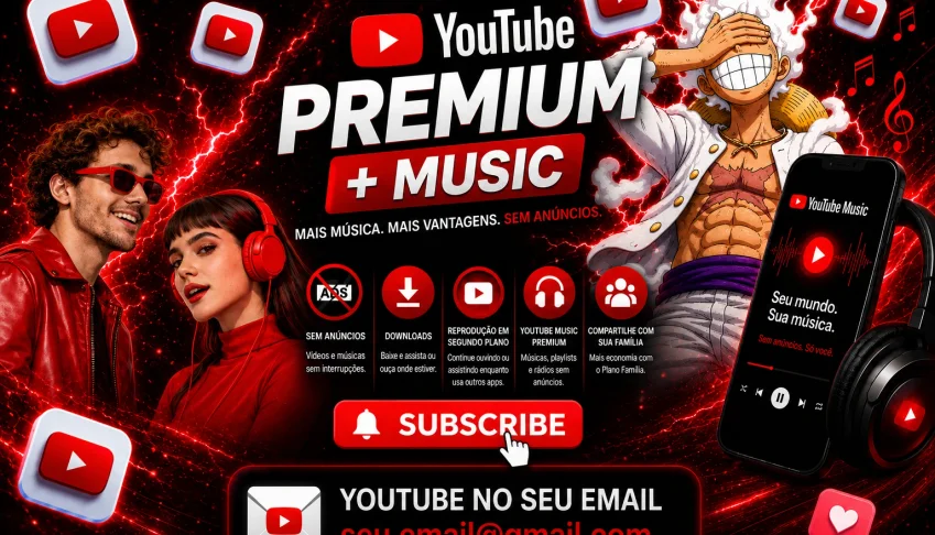 YOUTUBE PREMIUM/30 Dias