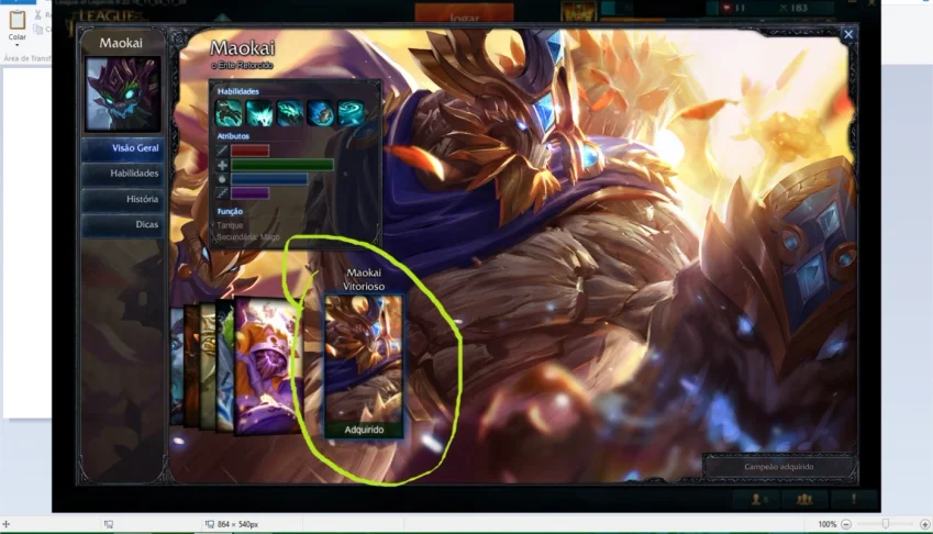 Conta League Of Legends