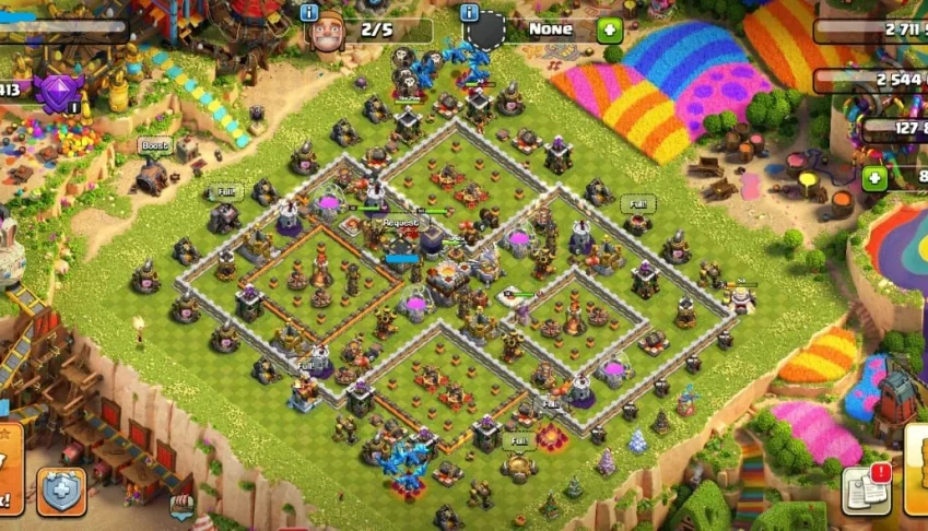 Clash of Clans TH/CV 11 full