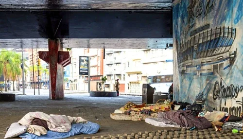 Doe para moradores de rua de Sp