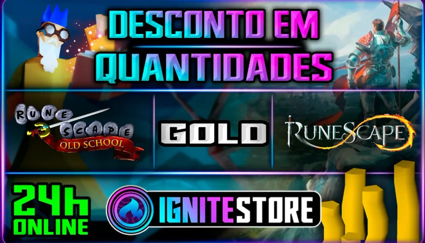 Runescape-Gold (Rs3 E Old School) - Desconto Em Quantidade